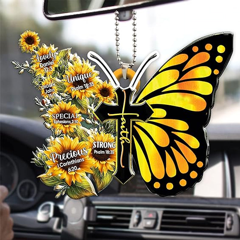 Car Interior Butterfly Pendant