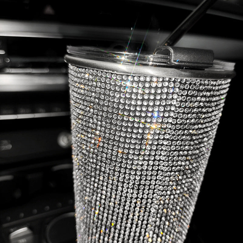 Stainless Steel Diamond Water Glass