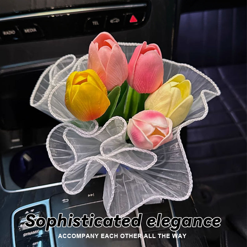 Tulip Bouquet Car Ornaments