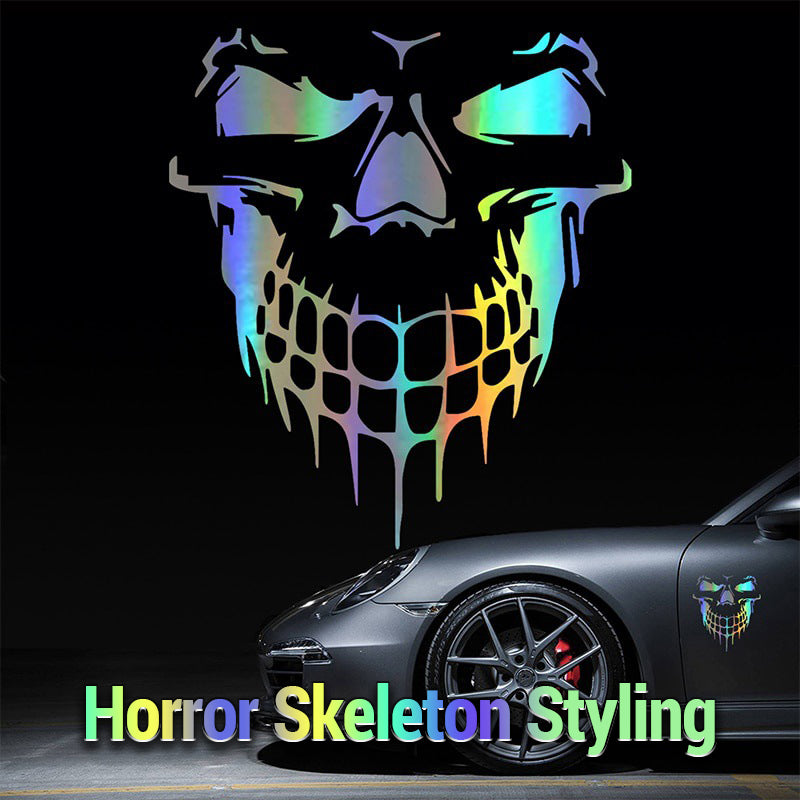 Halloween Skull Car Sticker