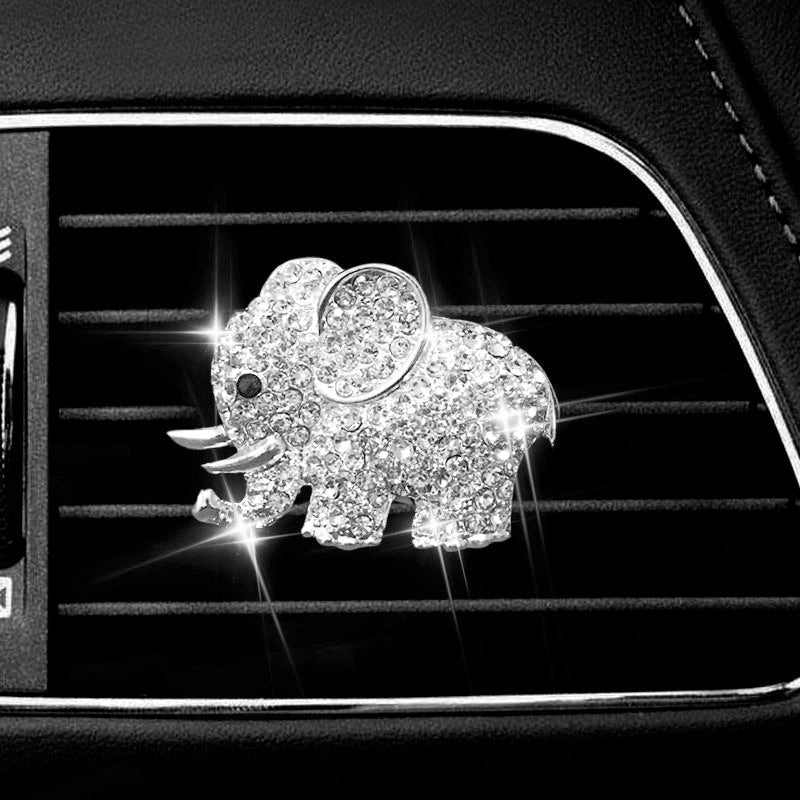 Diamond Elephant Car Air Vent Aroma Diffuser Clip – aeliesa
