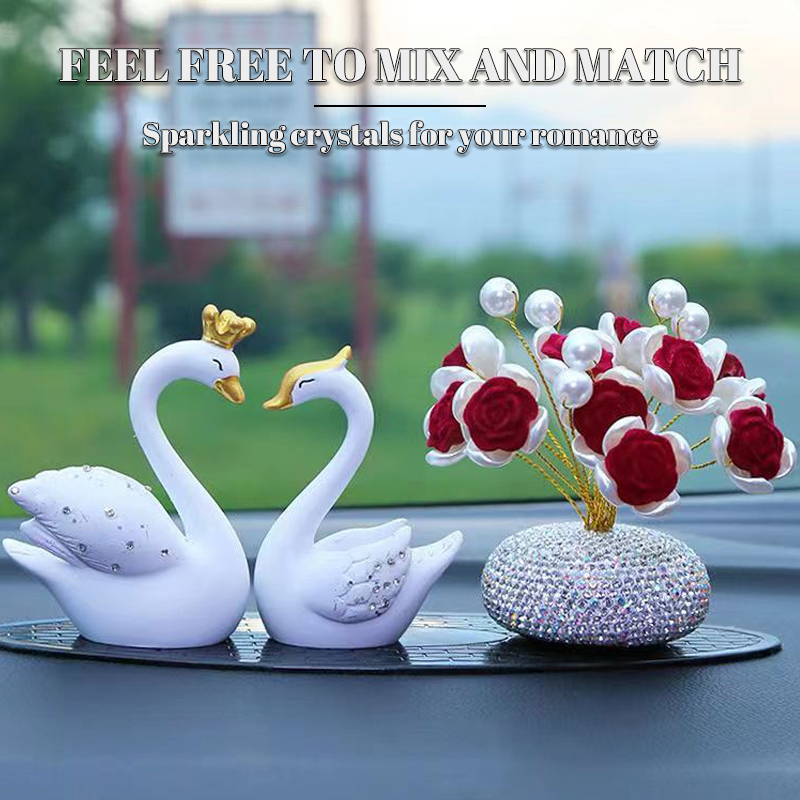 Car Rose Aromatherapy Decorative Ornaments