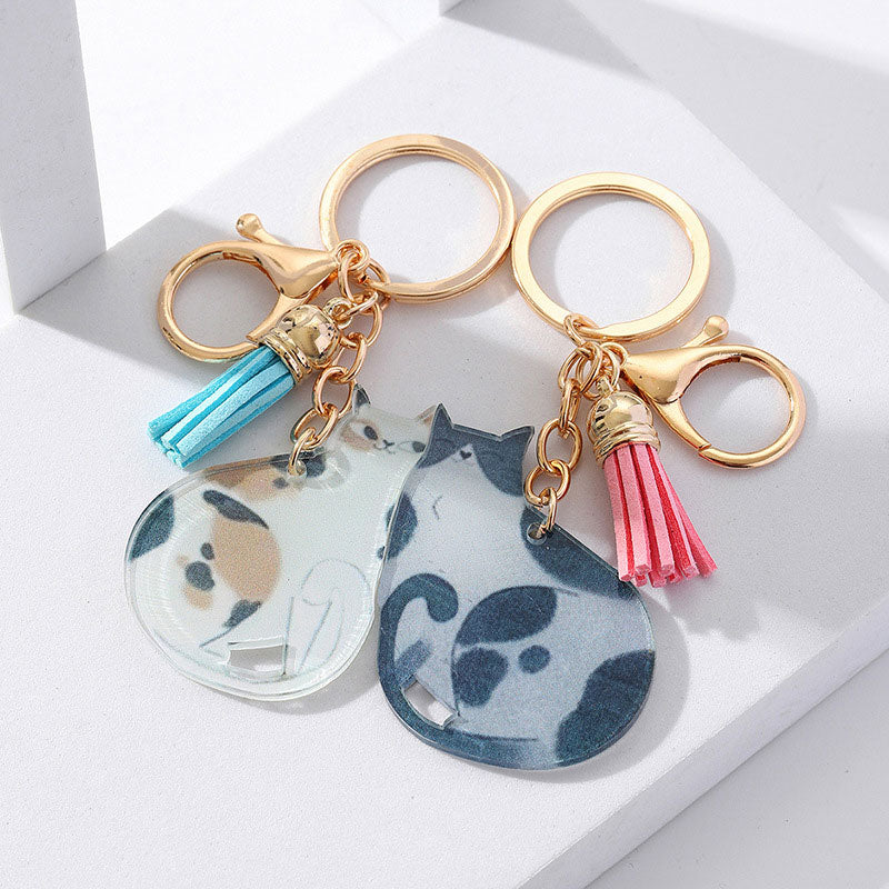 Couple Animal Key Ring Pendant