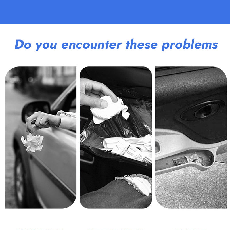Cute Cartoon Hanging Disposable Storage Bag In The Car(50 PCS)