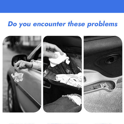 Cute Cartoon Hanging Disposable Storage Bag In The Car(50 PCS)