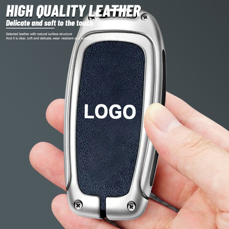 For Mercedes-benz Genuine Leather Key Cover