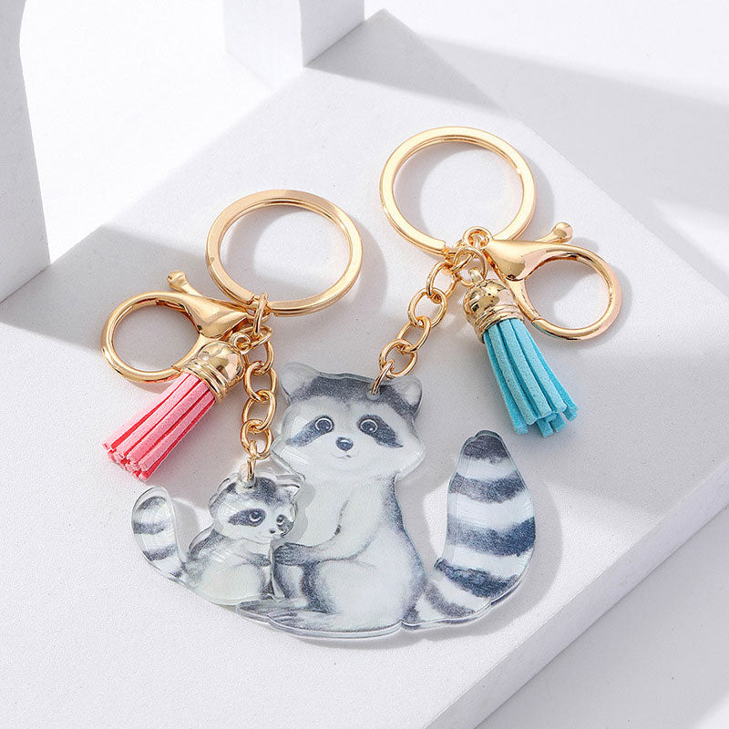 Couple Animal Key Ring Pendant