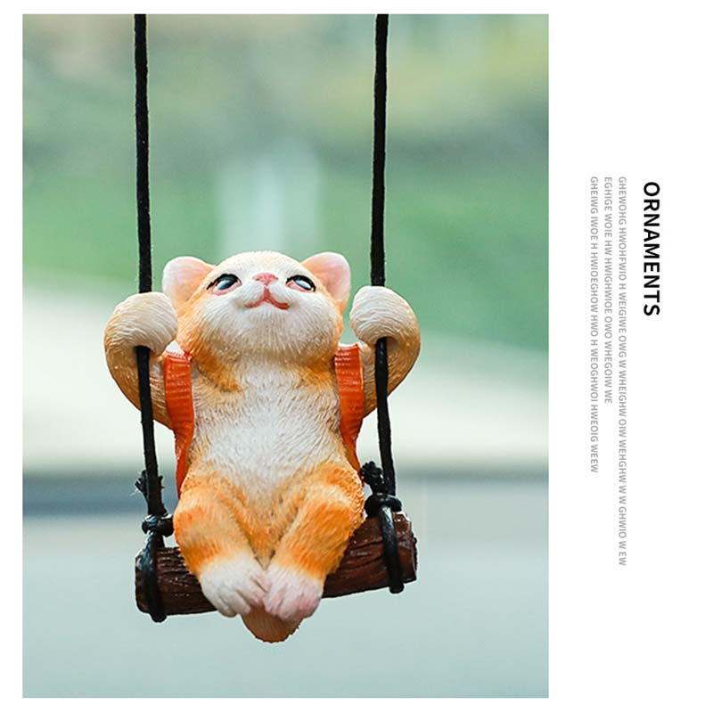 Cute Cat Car Aroma Pendant