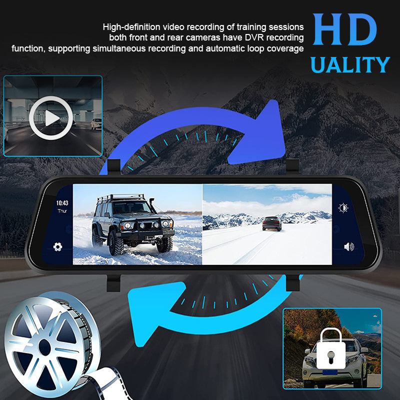 Smart Touch Screen Dual Camera Car Navigator