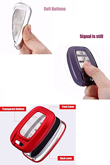 Soft TPU Protective Smart Key Cover for Chrysler Pacifica Voyager