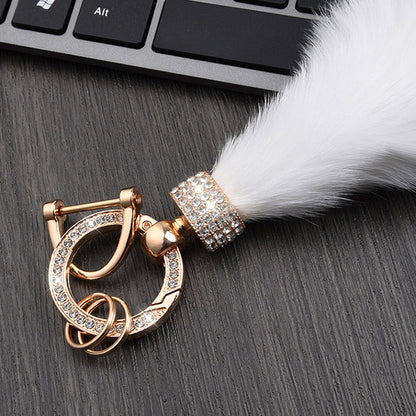 Plush key pendant