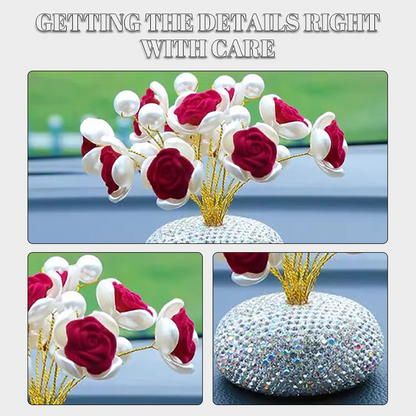 Car Rose Aromatherapy Decorative Ornaments