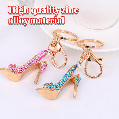 Diamond high heels pendant