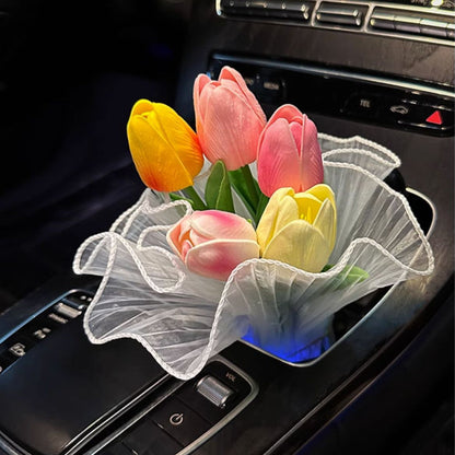Tulip Bouquet Car Ornaments