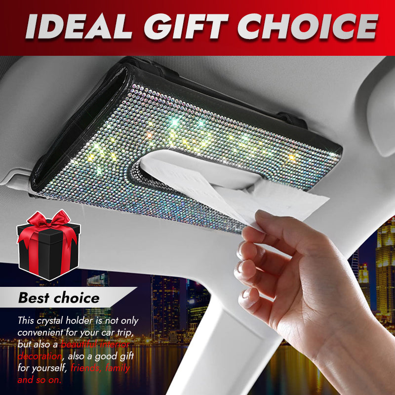 Diamond Car Tissue Box