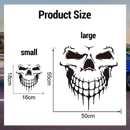 Halloween Skull Car Sticker