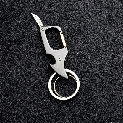 Multifunctional outdoor keychain