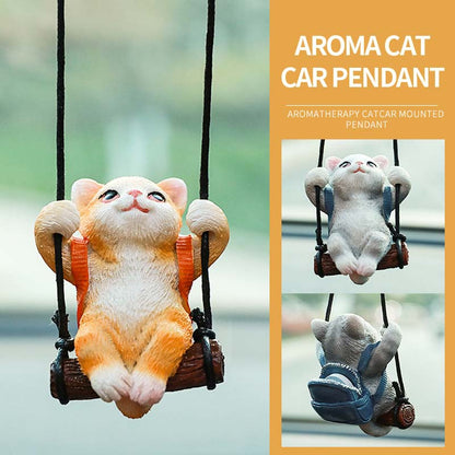 Cute Cat Car Aroma Pendant