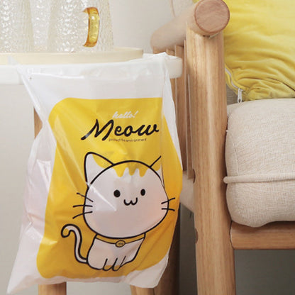 Cute Cartoon Hanging Disposable Storage Bag In The Car(50 PCS)