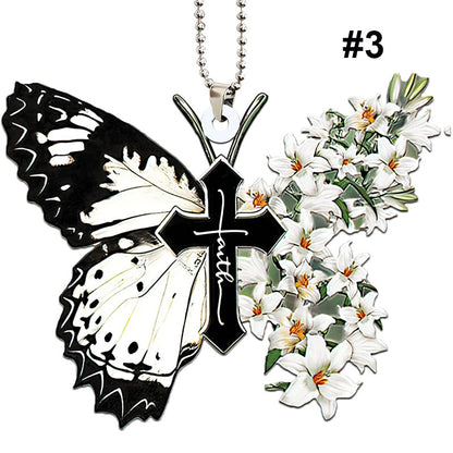 Car Interior Butterfly Pendant