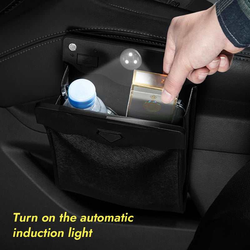 Vehicle Hanging LED Light Garbage Bag