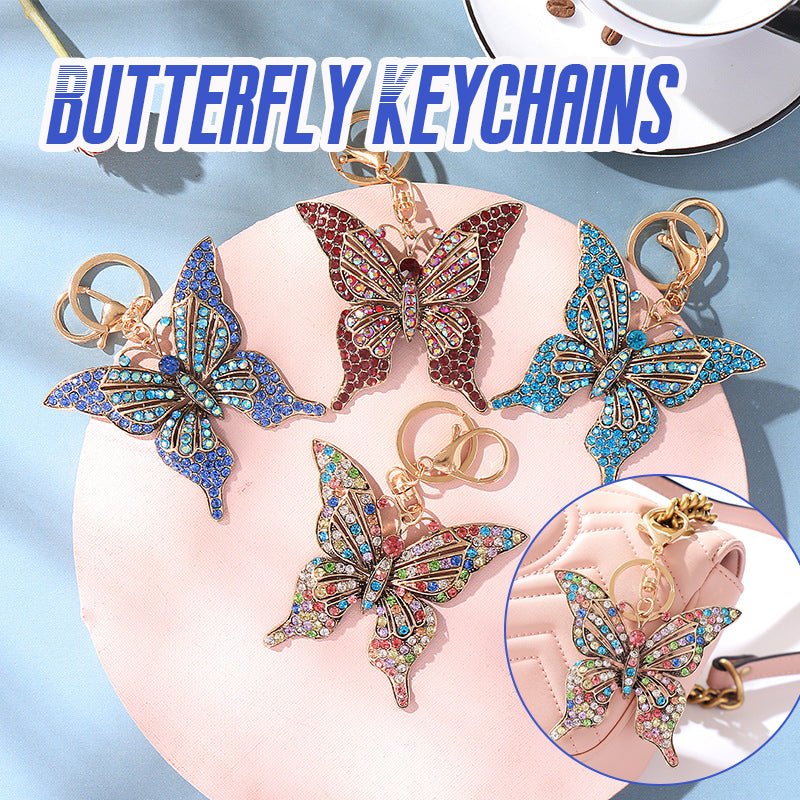 Butterfly Keychains Alloy Pendant