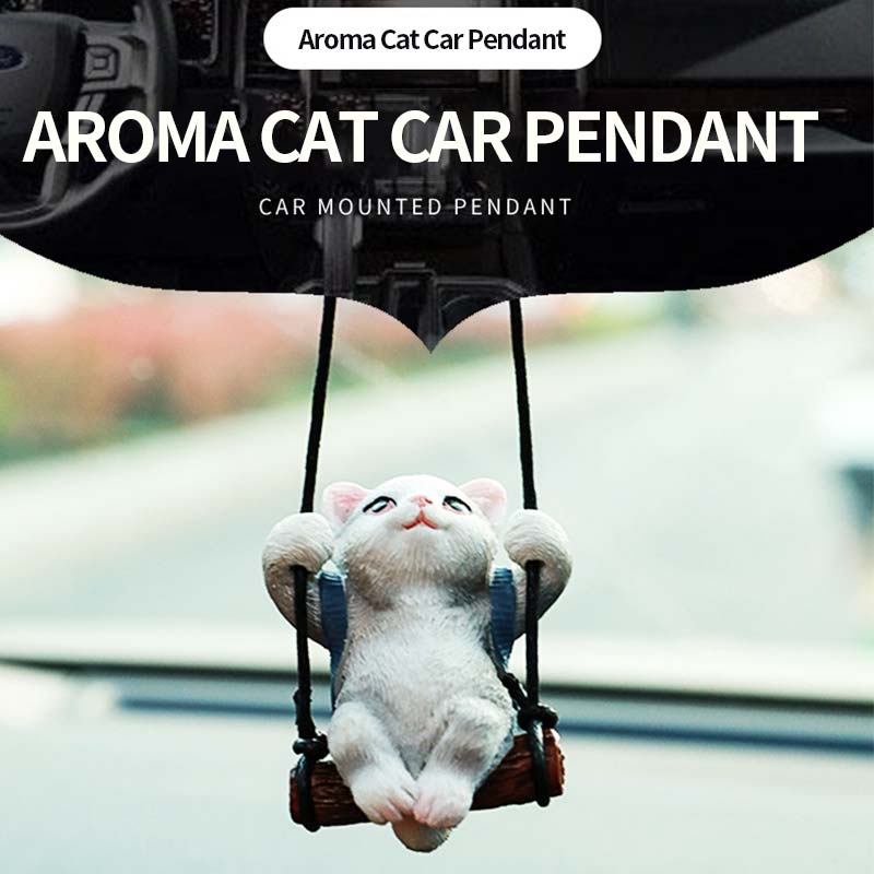 Cute Cat Car Aroma Pendant