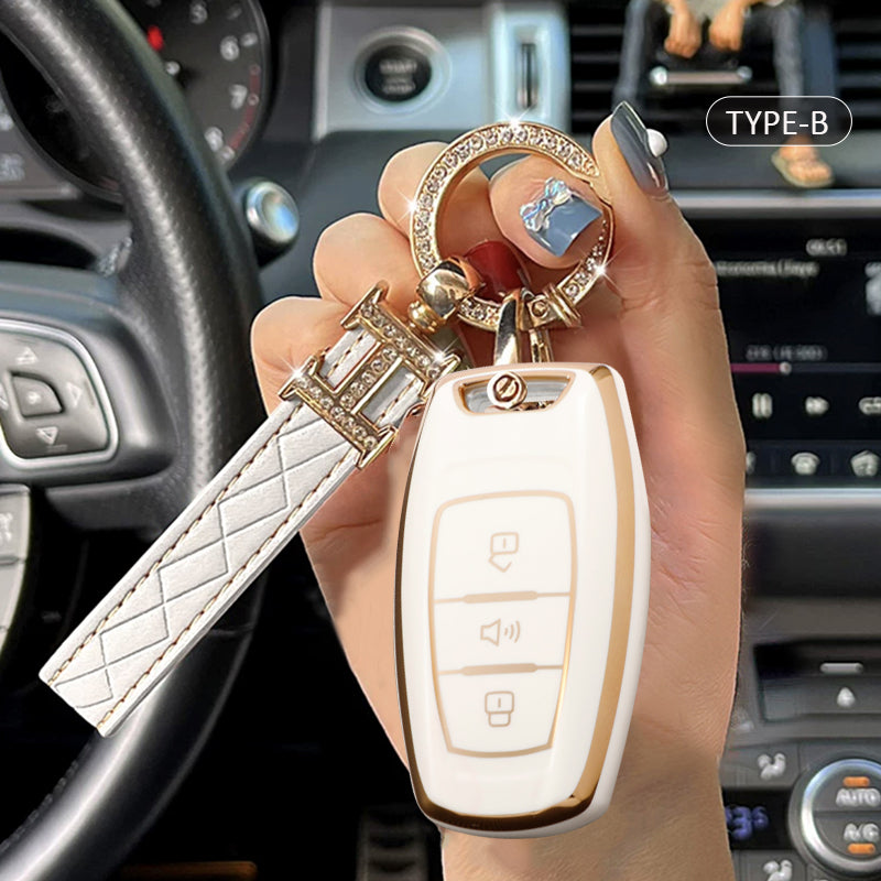 Haval Car Key Case Rhinestones Keychain