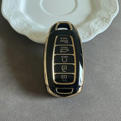 Hyundai Car Key Case Rhinestones Keychain